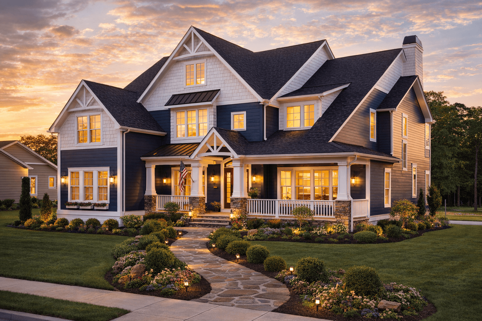 Elegant two-story home